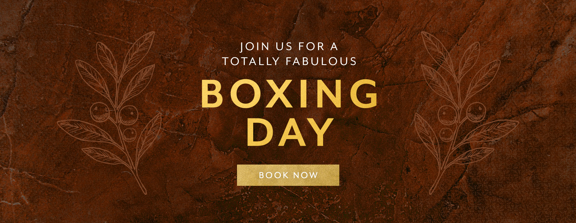 Boxing Day menu at The Arkley