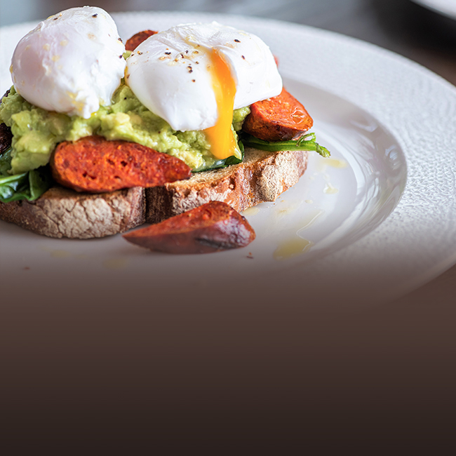 Brunch menu at The Arkley