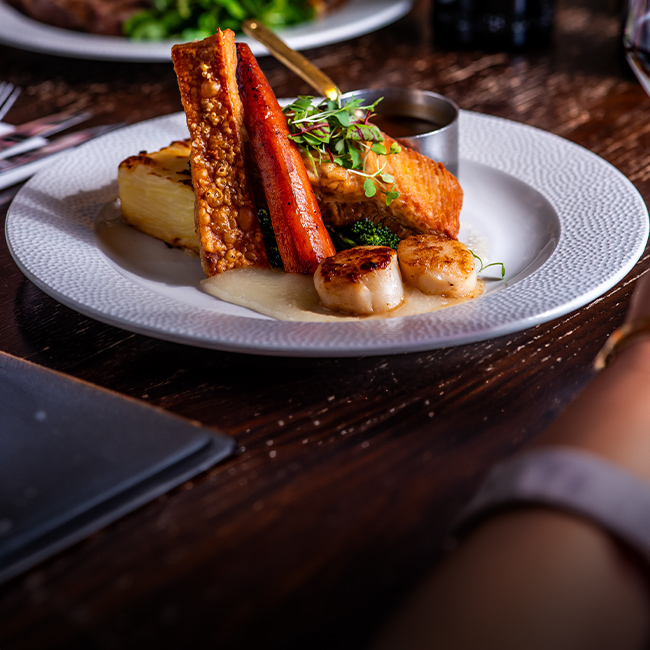 Explore our great offers on Pub food at The Arkley