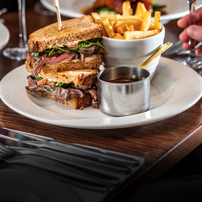 Brunch menu at The Arkley