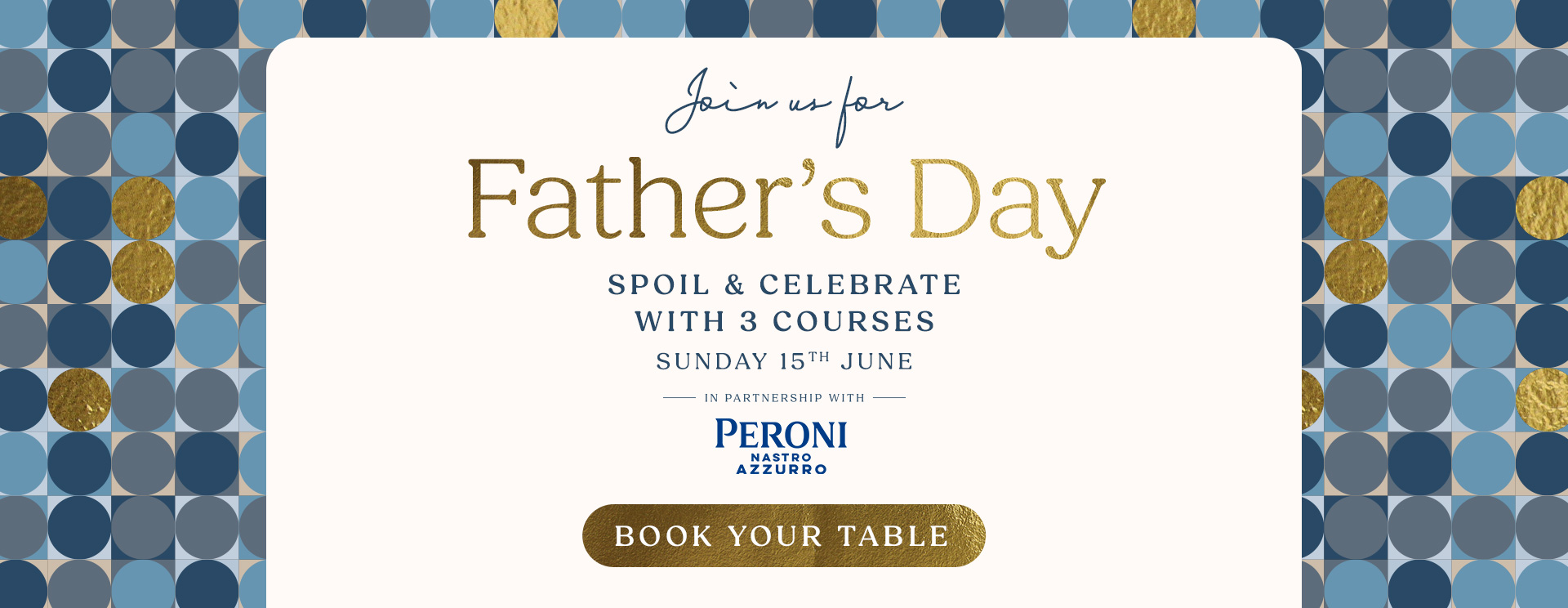 Father’s Day menu Barnet