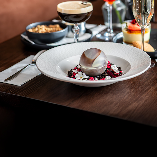 Dessert menu at The Arkley